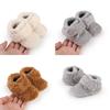 Infant Warm Cotton Shoes: Cozy 0-1 Year Furry Indoor Walking Shoes 7111