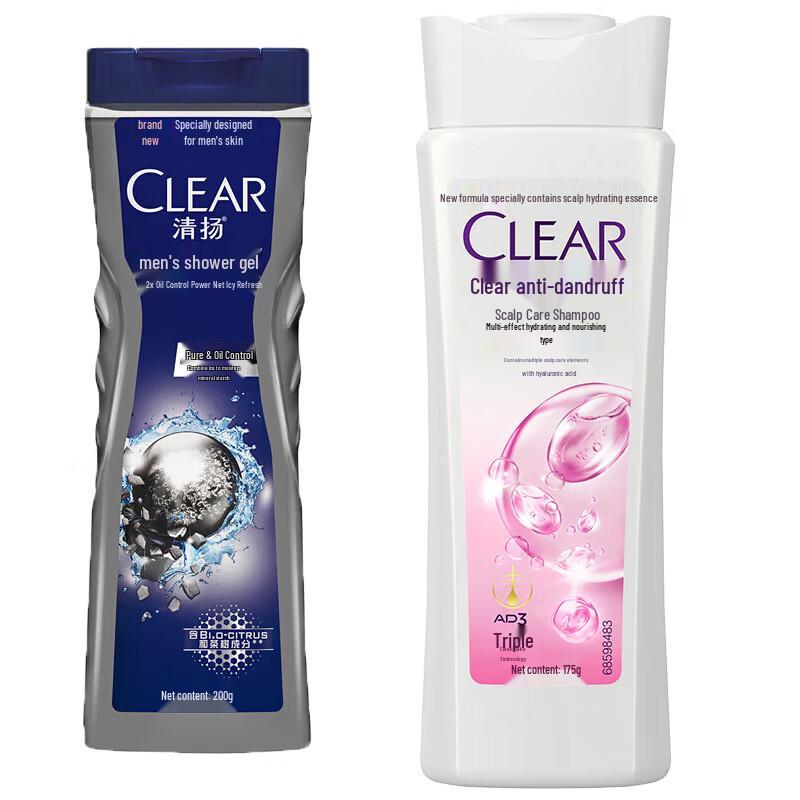 

Clear Anti-Dandruff Shampoo & Shower Gel Set
