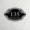 Custom Metal Address Sign Personalized Home Number Plaque Street Name Yard Art Hot Sale for Outdoor Living Room
