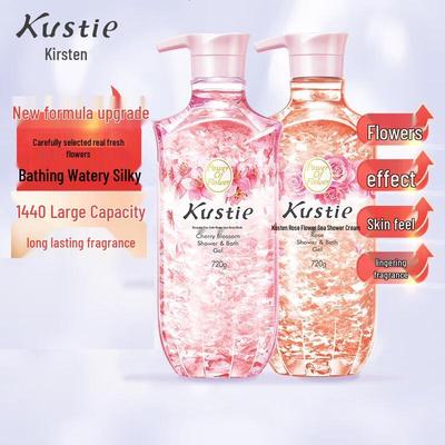 Fresh Flower Petal Cherry Blossom & Rose Shower Gel Set