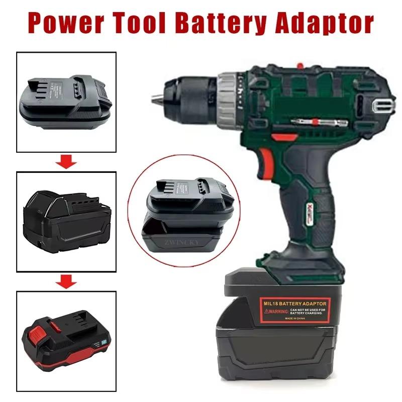 Battery Adapter Converter  for Milwaukee for Dewalt 18V 20V Li-ion Battery To for Parkside 20V Cordless Battery Power Tools Use
