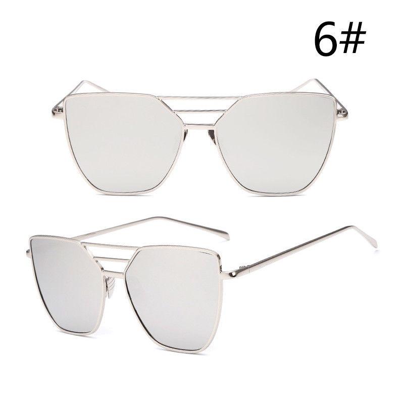 Elegant Fashion Women Aviator Mirror Lens Sunglasses In A Timeless Steampunk Style