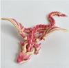 3D Printed Articulated Large Horned Flying Dragon Action Figure Ornament Toy Gift