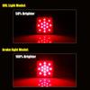 1pc Car taillight Trailer Truck Hitch Towing Receiver Cover Red 15-LED LED Tail/Brake Light For Truck SUV Trailer Brake Light