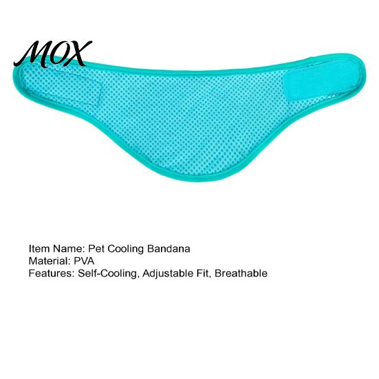 Verdunstungskühlendes Bandana Hundebandana, Atmungsaktive Selbstkühlende Nackenbandage, Outdoor Sommer Haustierausrüstung Kühler, Hitzschlag-Schutz Halstuch für