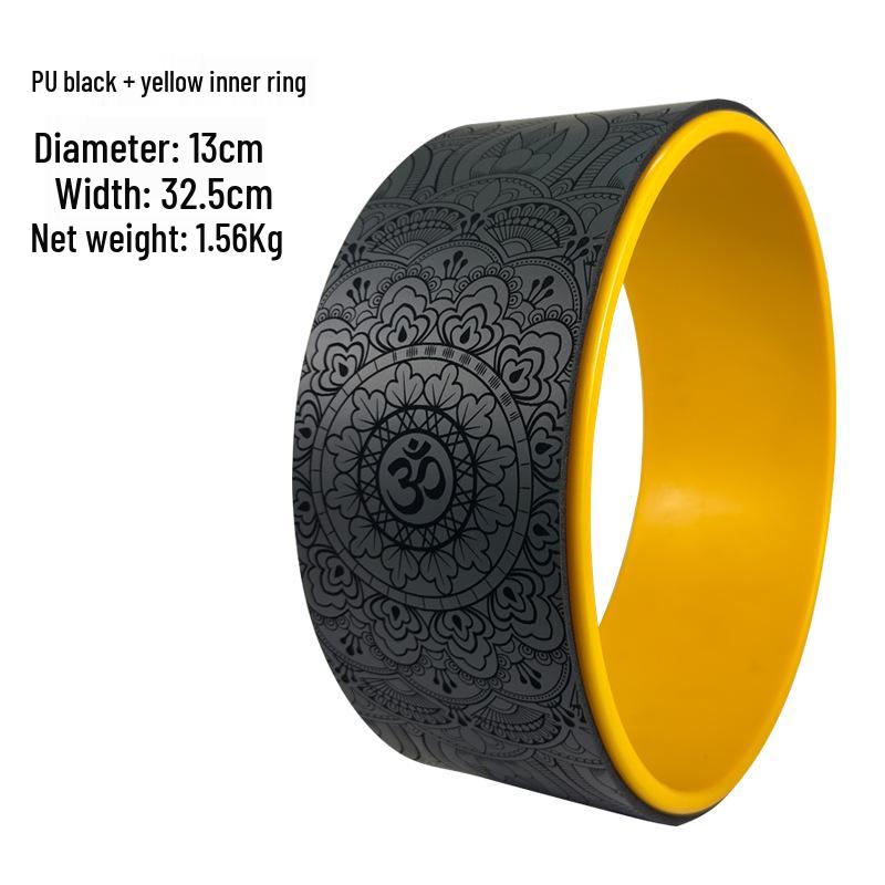 Yoga Wheel Shoulder Opener & Backbend Ring - Cork Pilates Circle for Flexibility & Fitness