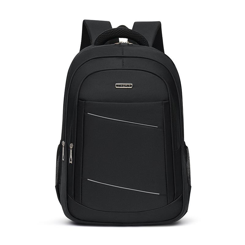 Business and leisure laptop bag, men's high-end simple backpack, large-capacity commuter backpack.