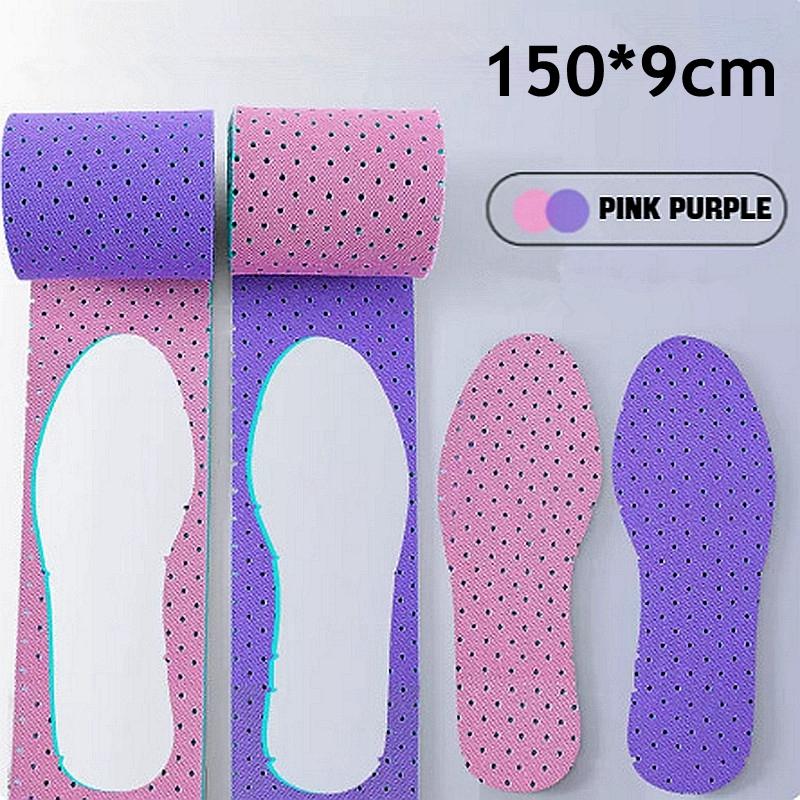 1Roll DIY Self-Cut Insoles Kids Adults Breathable Comfort Non Slip Shoe Pads Soft Plantar Fasciitis Memory Foam Shoes Insole