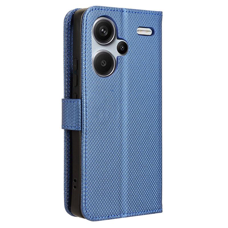 For Xiaomi Redmi Note 13 Pro+ 5G Case TPU+PU Leather Wallet Smartphone Shell Cover