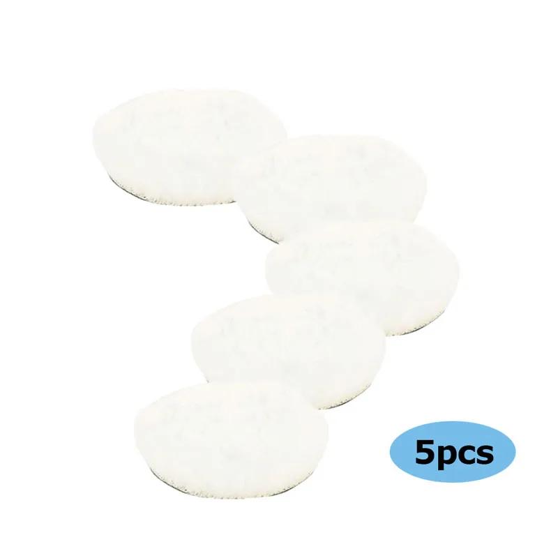 5/7pcs 3 Inch Polishing Wool Pad Car Waxing Sponge Disk Buffing Pad Wool Wheel Auto Paint Care Polisher Pads Car Gadget Tools Wool Wheel