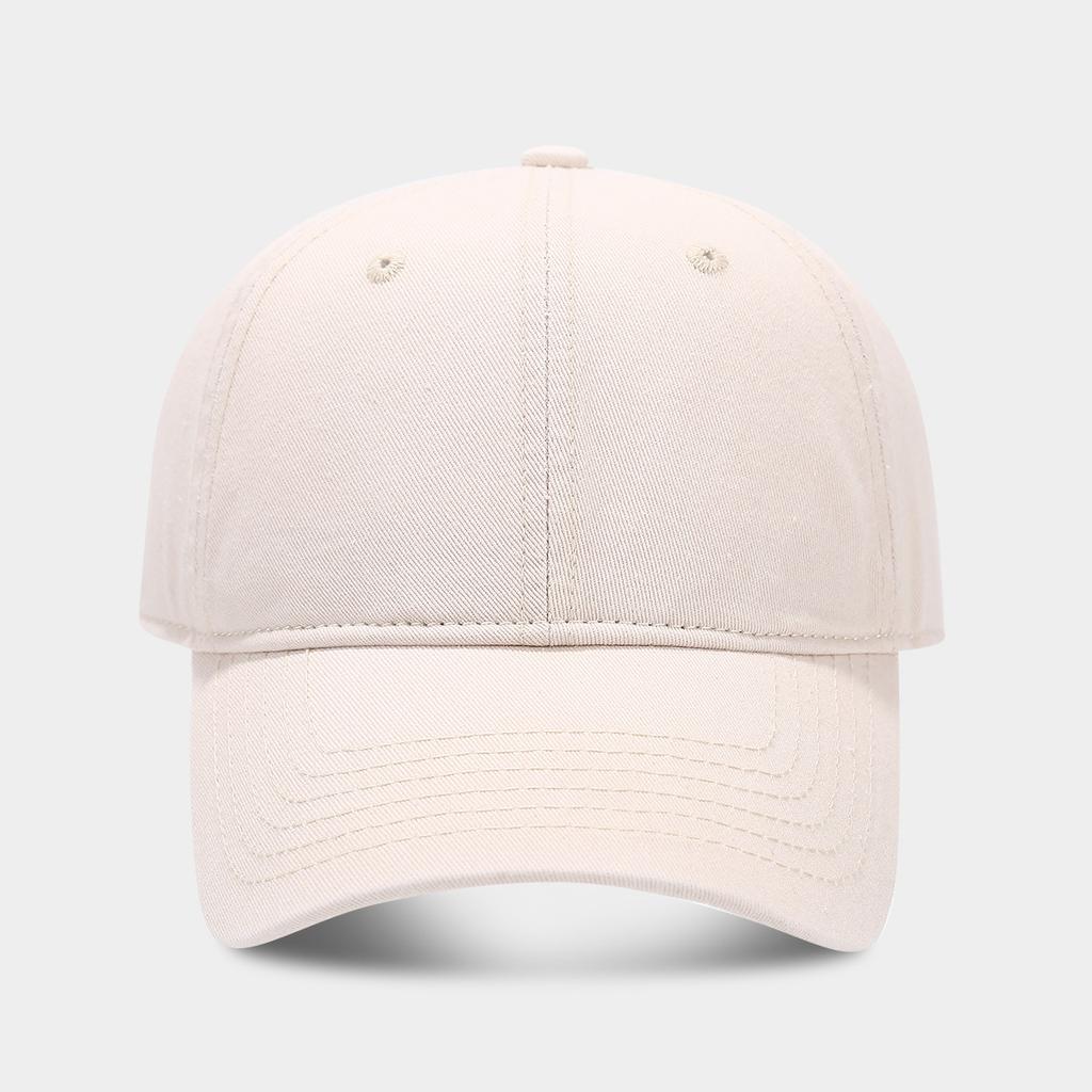 High Quality Solid Color Soft Top Baseball Cap Men's European and American Fashion Washed Cotton Retro Wide Brim Cap Women's Hat Tide