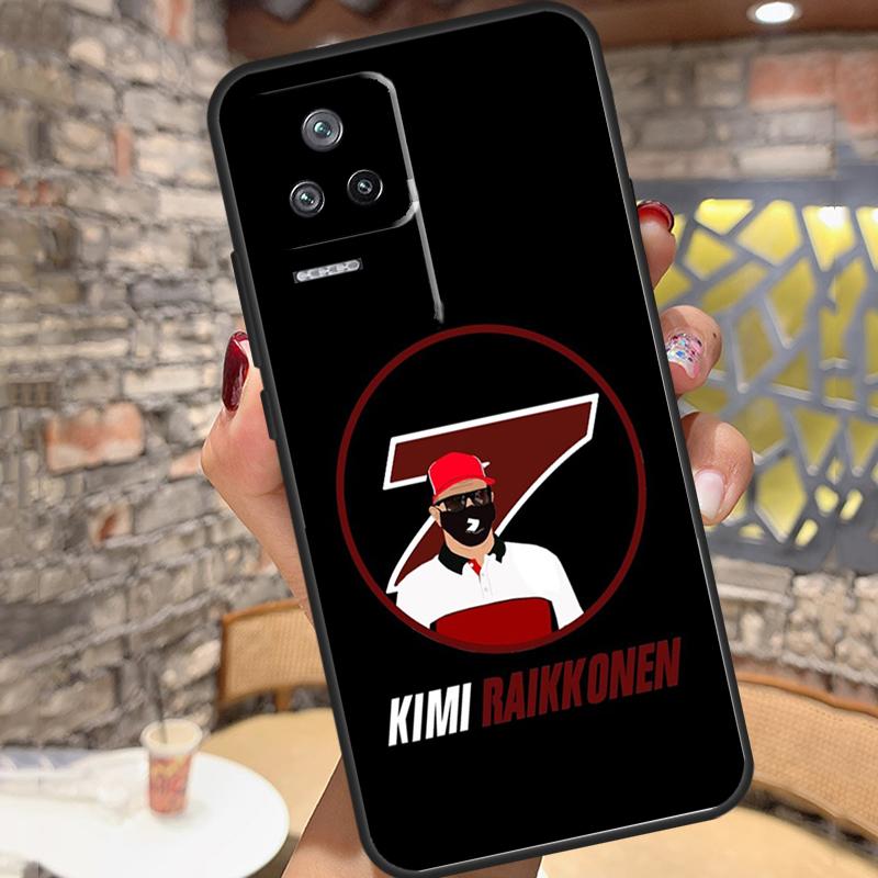 Kimi Raikkonen Case For Xiaomi 14T Pro 13T 11T 12T 13 14 15 Ultra POCO X6 X7 Pro X3 X5 M6 F5 F6 Pro Cover