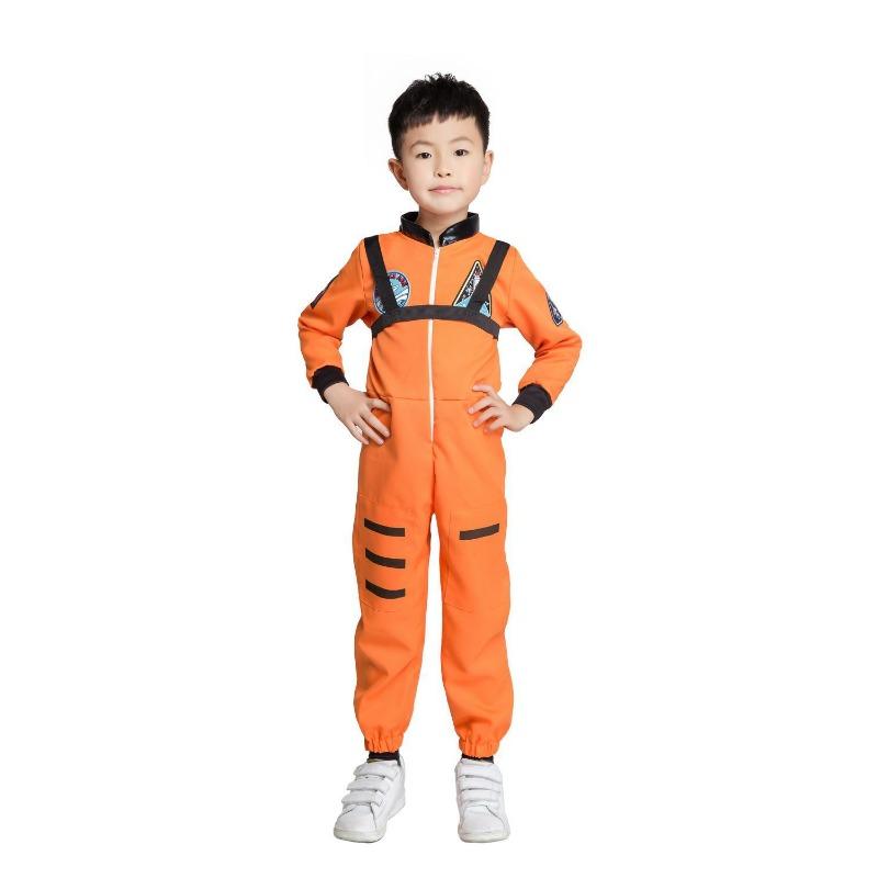 Halloween Spacesuit Performance Costume Children's Day Cosmonaut Pilot Child Firefighter Costume Peter Pan