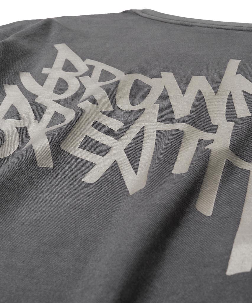 BROWNBREATH Tag Pigment Longsleeve - Charcoal