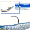 5PCS 10g Silicone Baits Soft Minnow Weight Head Wobblers Jig Lure Swimbait Easy Shiner Fishing Tackle Crank Hook for Bass Pike 260319
