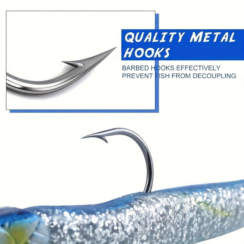 5PCS 10g Silicone Baits Soft Minnow Weight Head Wobblers Jig Lure Swimbait Easy Shiner Fishing Tackle Crank Hook for Bass Pike 260319