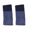 Half Finger Gloves Women Long Fingerless Gloves Fleece-Lined Touchscreen Knitted