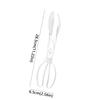 Plastic Salad Tongs Food-Grade Kitchen Clamp Multi-Purpose Food Clip  Wedding Feast