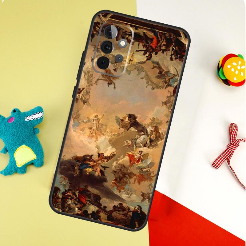 Renaissance Art Paint For Samsung Galaxy A55 A35 A15 A54 A34 A14 A53 A33 A13 A05 A06 A16 A22 A32 A52 Phone Case