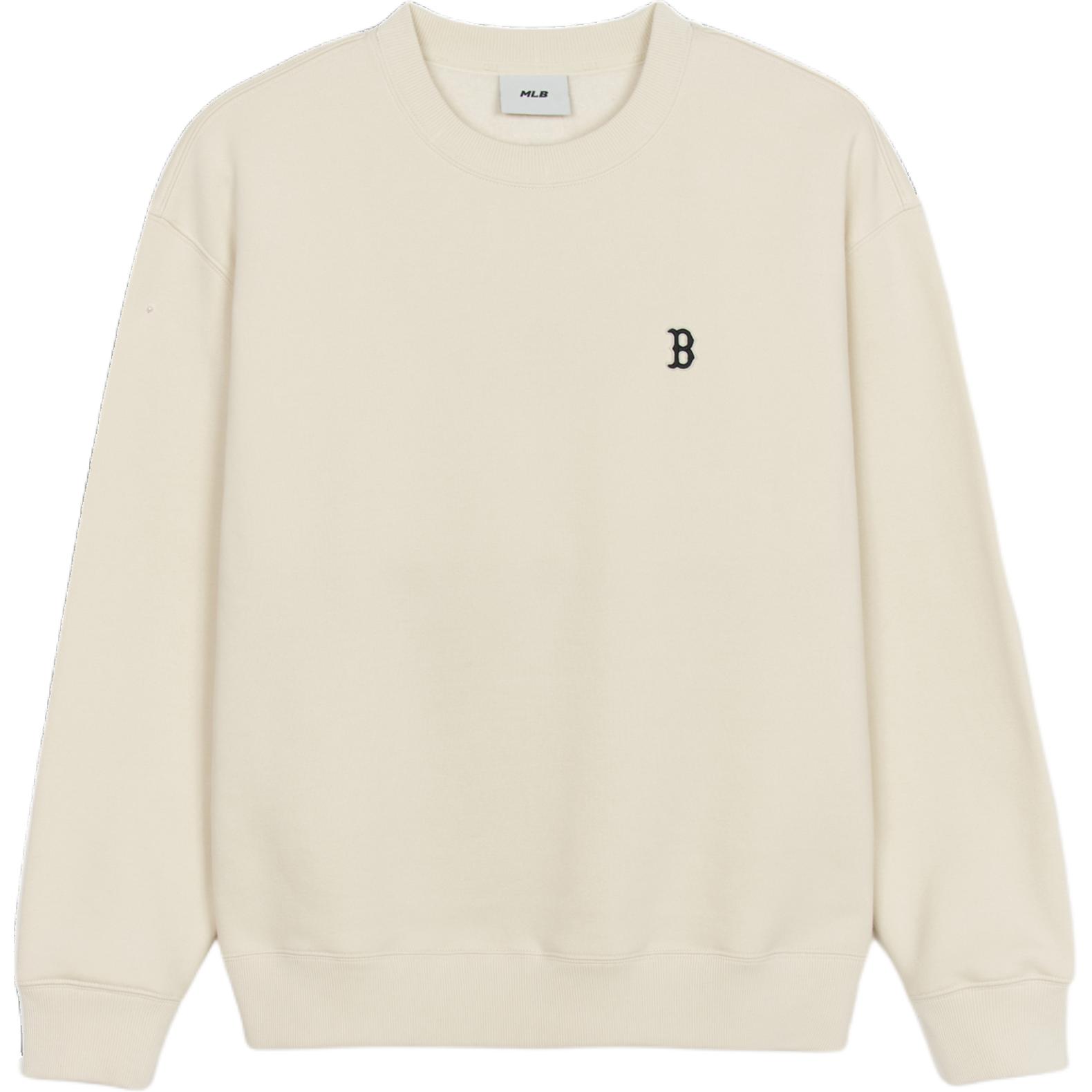 

New MLB Boston Red Sox Sweatshirt Unisex Dark Cream 3AMTB0646-43CRD S