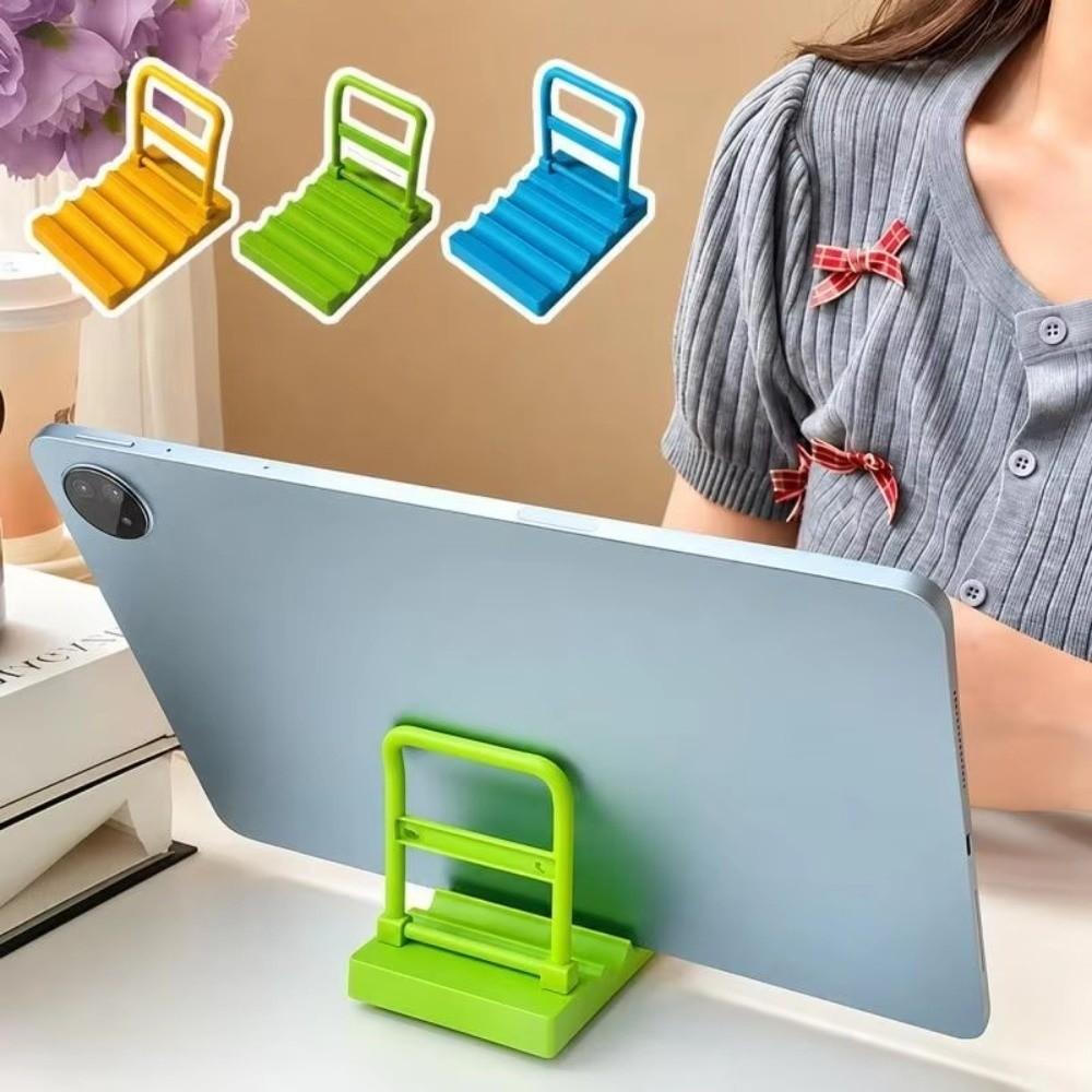 Compact Phone Stand Plastic Mini Lazy Bracket Universal Desktop Holder For Phones & Tablets