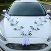 Realistisches Seidenblumen-Arrangement Für Hochzeitsauto-Dekoration Brautparty Und Feierliche Zeremonie