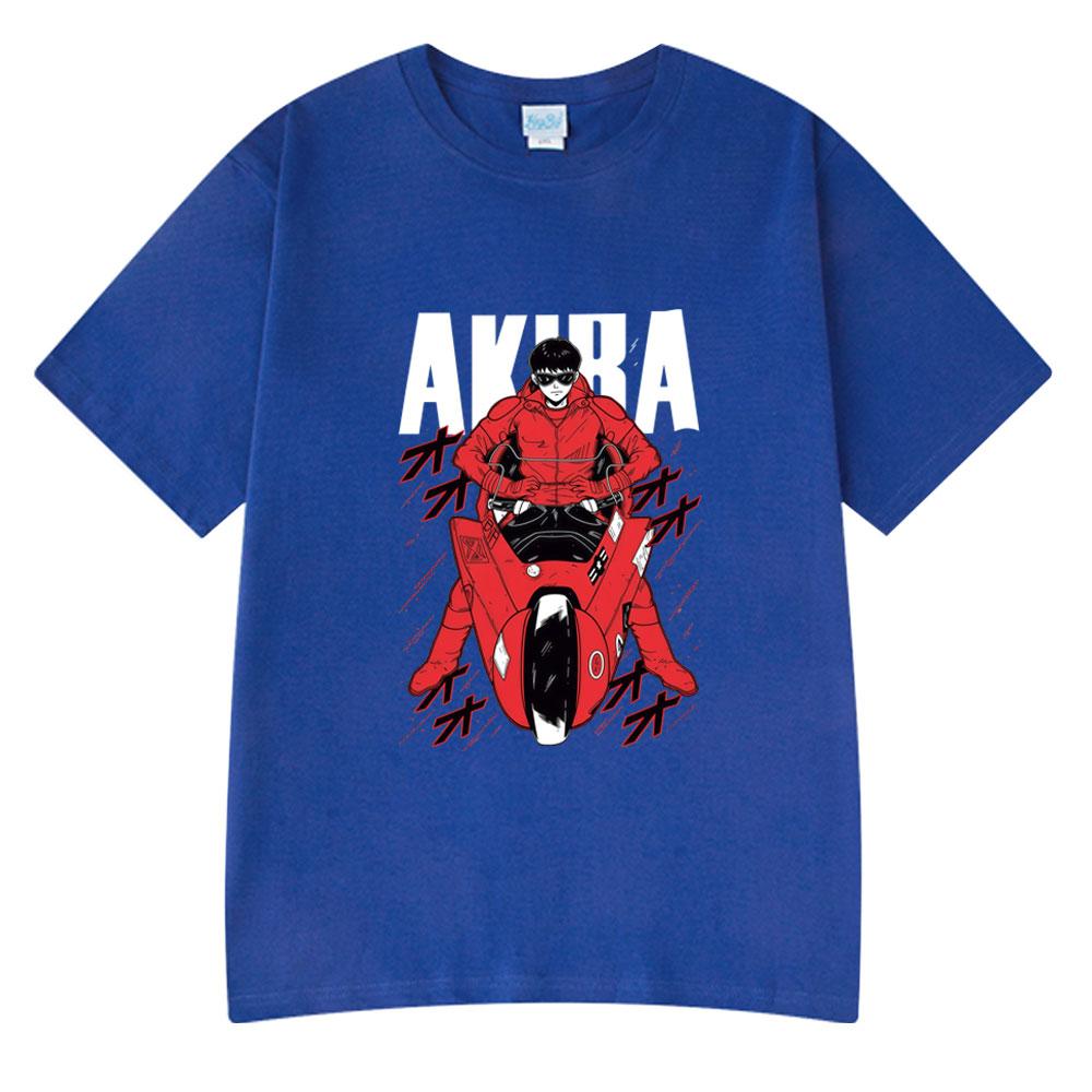 Anime Akira Vintage Washed T Shirts 90S Unisexga Shotaro Kaneda Graphic T-shirt Unisex Women Cotton Tee Tops Summer Oversized T-shirts