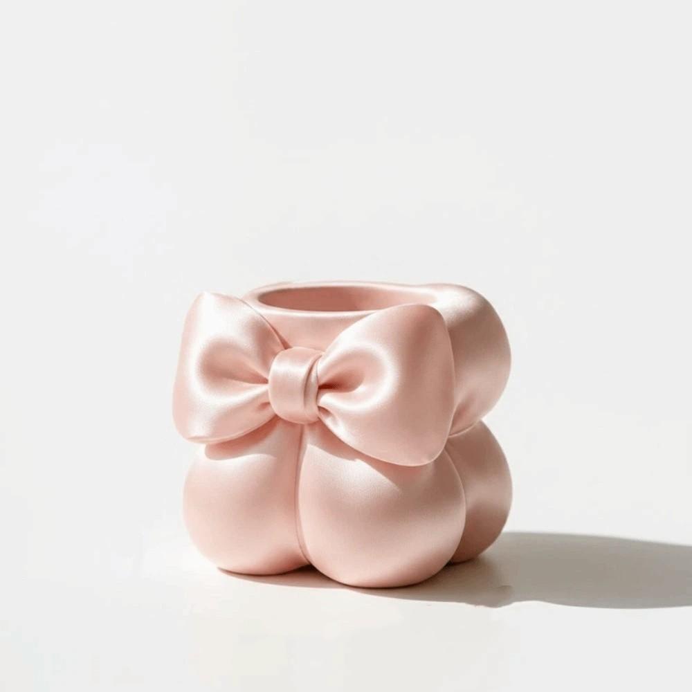 3D Printed Storage Box Creative Makeup Brush Storage Case Container Bow Pen Holder Home Decoration