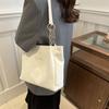 Simple and Fashionable Summer New Large-capacity Single-shoulder Women's Bag Casual Solid Color Chain Underarm Tote Bag