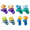 Cartoon Oktopus Hai Wasserspritzer für Kinder Mini Quetschspielzeug für Bad Pool Outdoor Spiel Sicherer Spaß Sommergeschenk für Kleinkinder Kinder