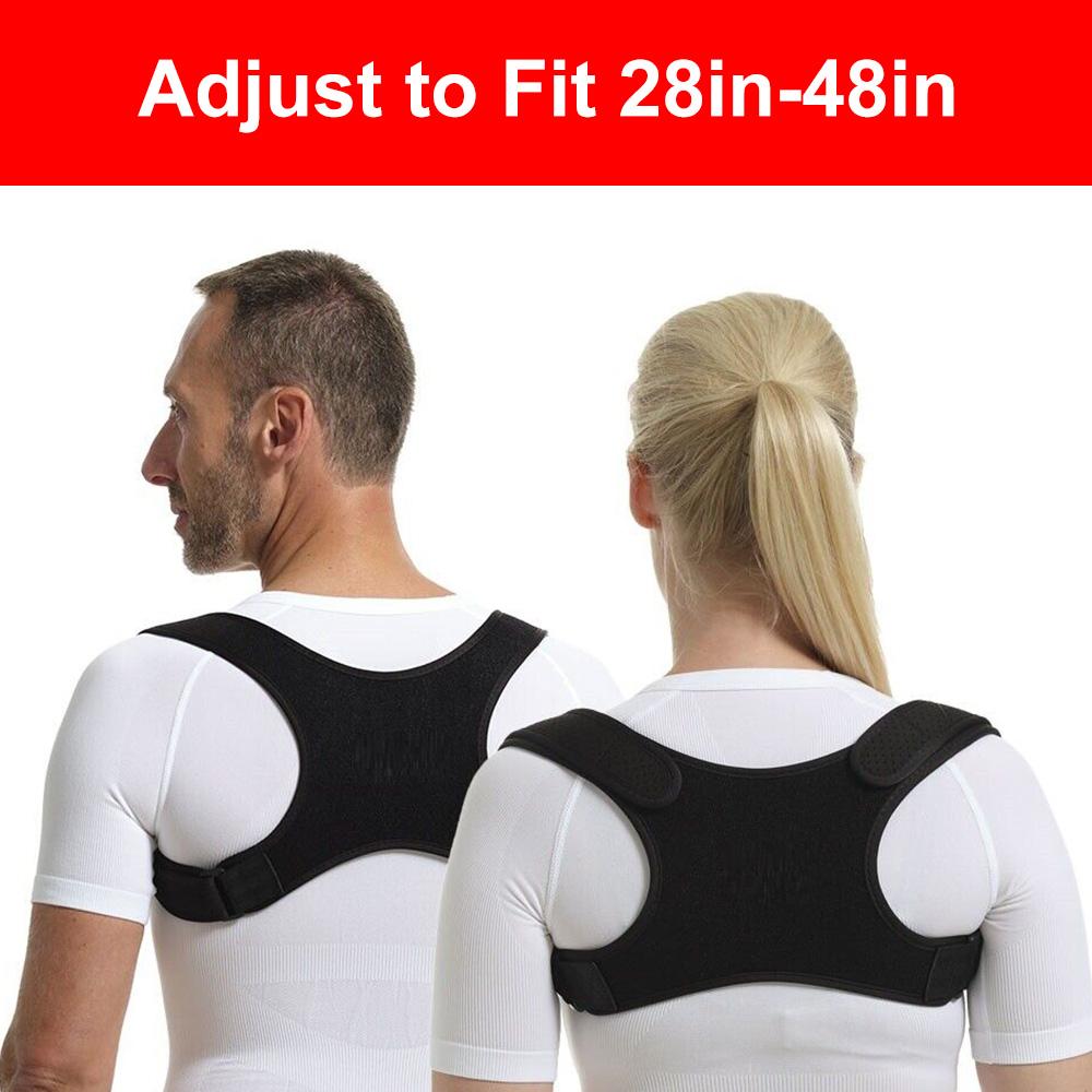 Adjustable Size Back Posture Corrector Neck Back Support Belt Spine Shoulder Brace Support Belts Adult Invisible Hunchback Belts
