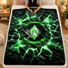 Flannel BlanketWerder Bremen Football Warm Soft Throw Blanket for Indoor Sofa Bed Living Room Use