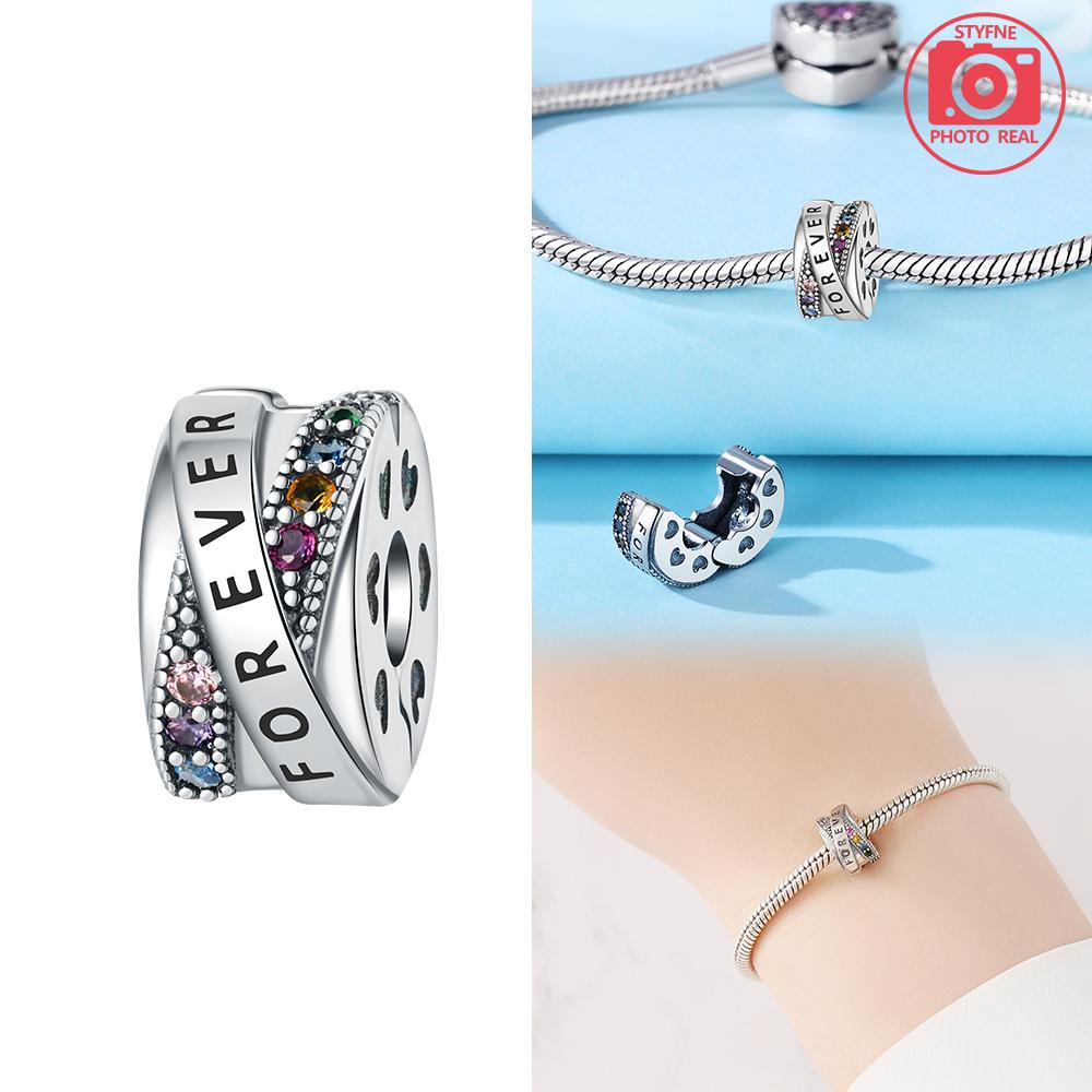 Charms Plata Sparkling Galaxy Beads Copper Colors For Charms Copper Colors Original Bracelet For Jewelry Making