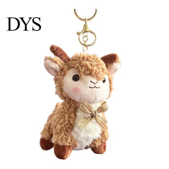 Portachiavi Peluche Ciondoli Borsa Lana Pecora Carina, Ciondolo Charm Borsa Agnello Morbido con Metallo Regalo di San Valentino per Lei Portachiavi, Mini Peluche