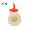 2Pcs Rabbit Watering Bucket Connector Kit Bulkhead Fitting Barb Ball Valve Mesh Washer Drinking System Connector for 5/16" ID Hose Connector