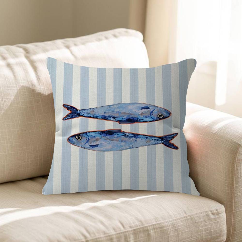 Reduzierte Gesalzene Fisch Personalisierte Kissenhülle Kinderzimmer Wilde Party Deko Kissenbezug Kindergeburtstag Dusche Geschenk