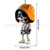 Skull Acrylic Colorful Car Hanging Decoration For Retro Halloween Decor Home