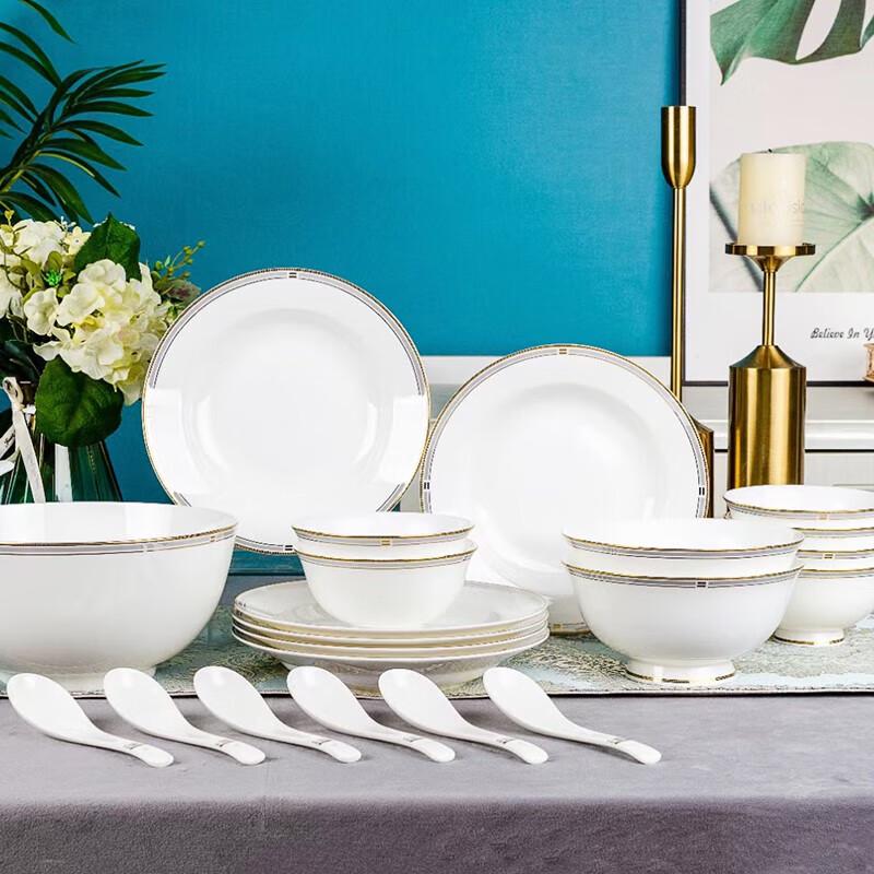 Tang Hui TH-6222 22-Piece Ceramic Dinnerware Set