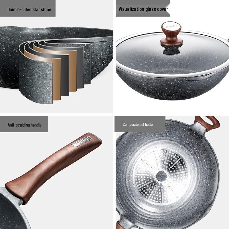 Supor Star Stone Non-stick Wok