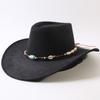 Popular European and American Classic Big-brimmed Western Cowboy Hat Men's and Women's Outdoor Fashion Anti-sun Cowboy Hat Jazz Hat