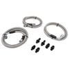 Transmission Cooler Lines Set Heavy Duty Transmission Cooling Hose Lines for 2500 3500 5.9L 1996‑2002 with 47RE