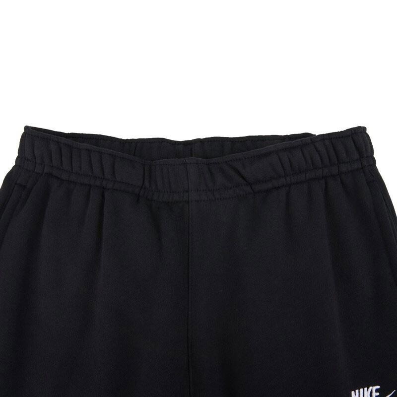 Nike As M Nsw Club Solid Color Crew Neck Sweatshirt And Cuffed Pants Casual Sports Set Men Sweatshirt and Pants Black BV2663-010+BV2738-010