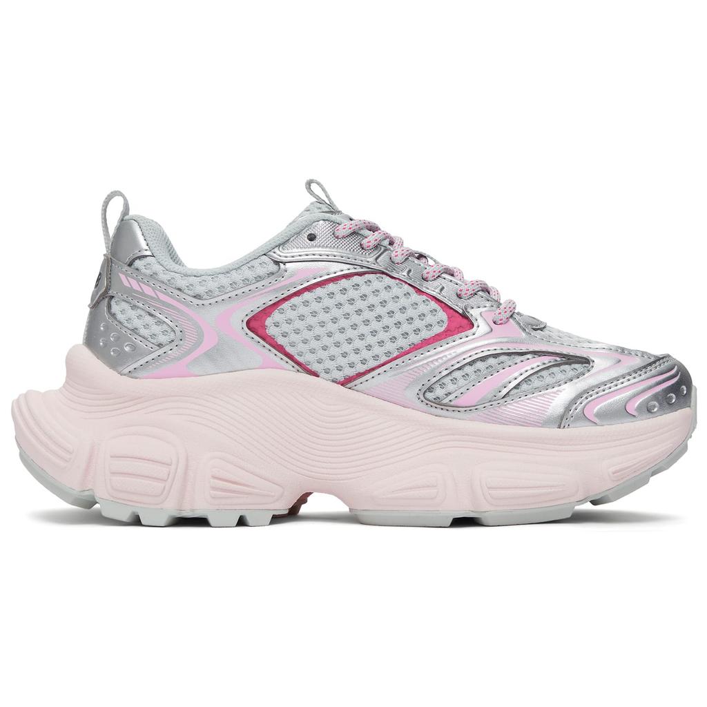 MLB New York Yankees Lengte Verhogende Lage Top Dikke Sneakers Unisex Roze 3ASHWD15N-50PKL