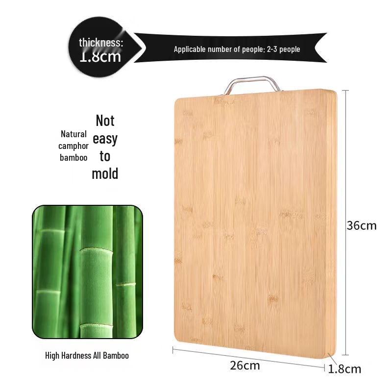 SIFAR Bamboo Double-Sided Cutting Board 36x26x1.8 cm