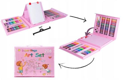 Art Set for Painting and Drawing for Children 208 Pieces