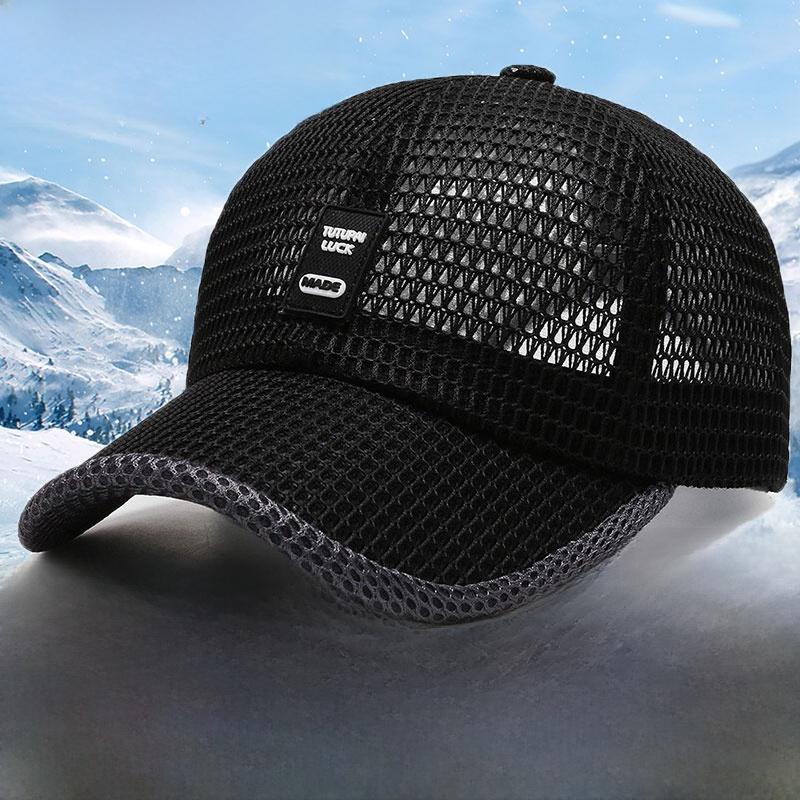 Summer Baseball Cap UV Protection Sun Visors Hat Breathable Mesh Outdoor Hiking Fishing Cap Adjustable Snapback Sun Cap Hat