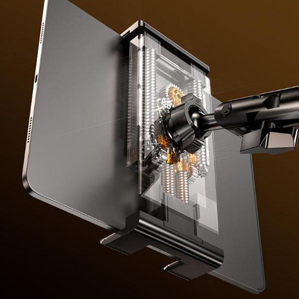 Carbon Steel Phone Tablet Holder 360° Rotating Mobile Tablet Mounting Stand Pad Tablet Bracket Bed