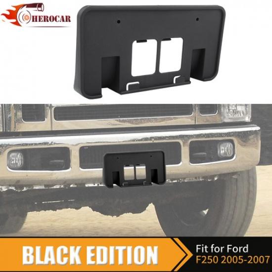 Front License Plate Frame Bracket Mount For 2005 2006 2007 Ford F250 F350 F450