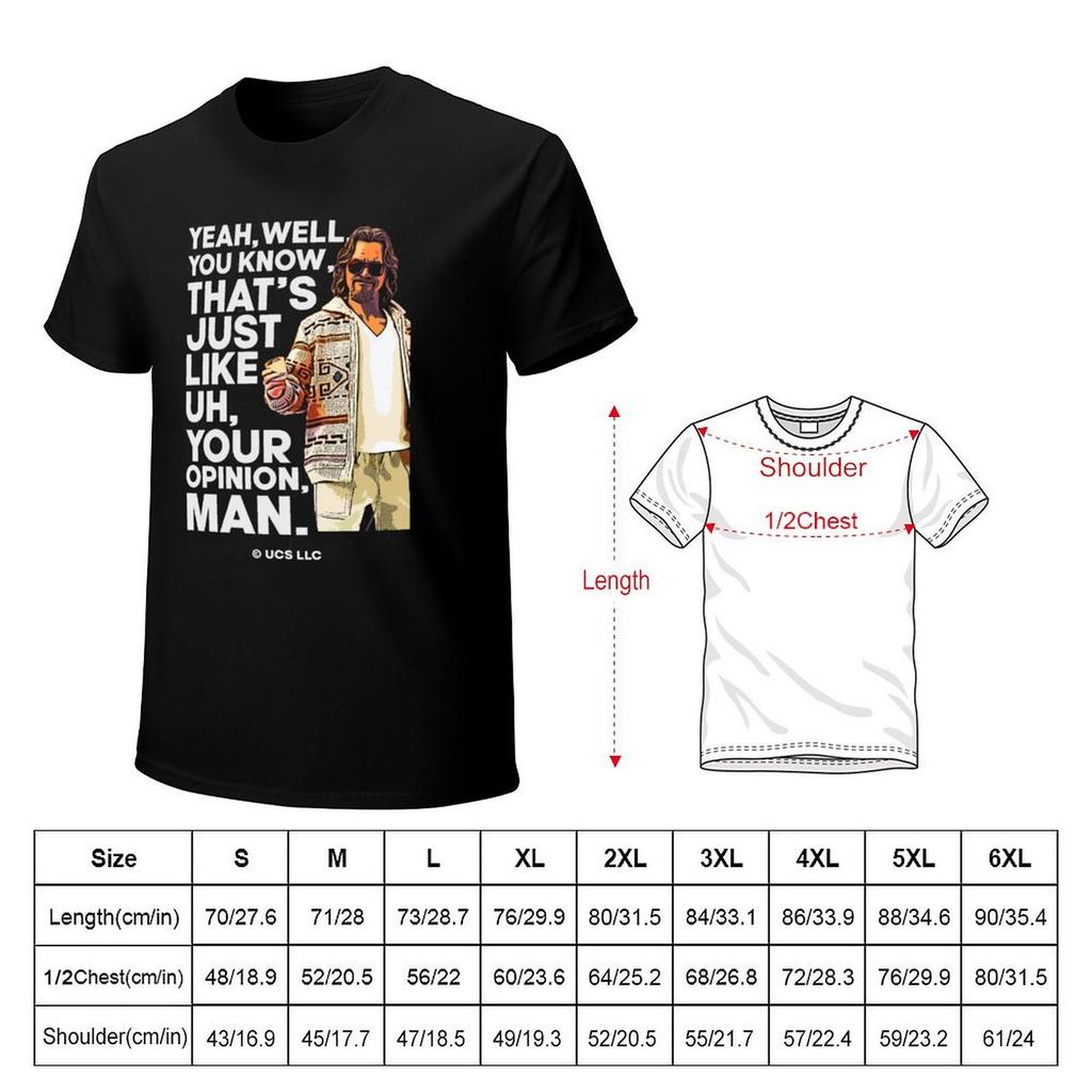 The Big Lebowski vintage TShirt boys whites custom shirt Tshirts man anime shirts men
