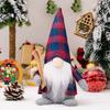 And Red Festive Blue Plaid Gnome Decoration Ideal For Cheerful Setups Christmas